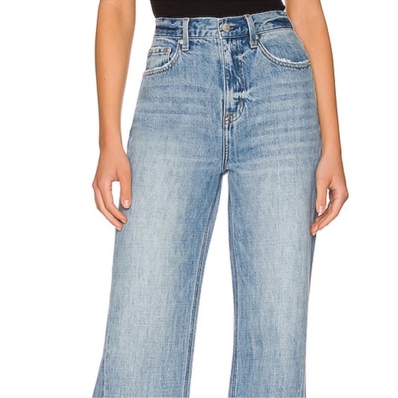 NWT Pistola Ruby Wide Leg Palazzo Jeans in Othello Blue Denim - Picture 2 of 14